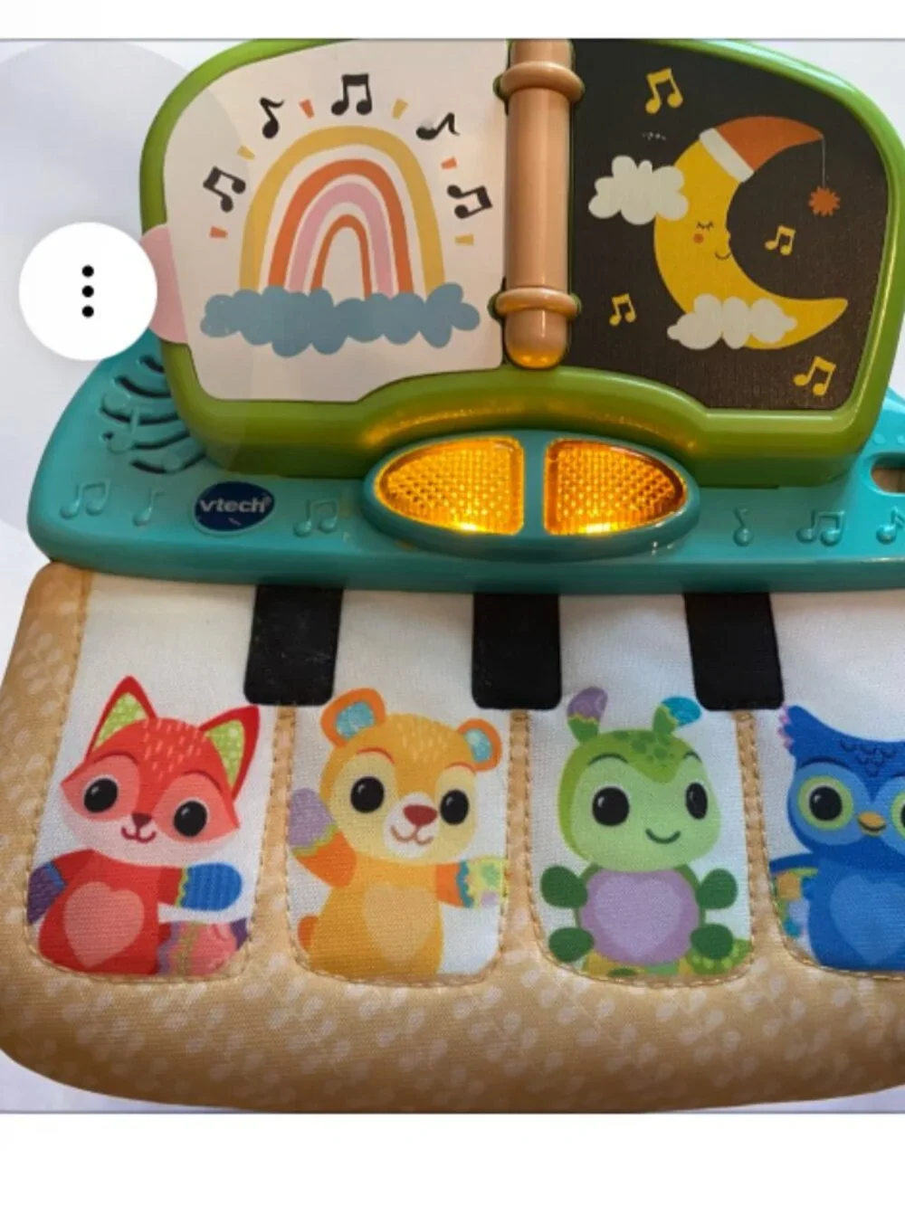 VTech Turtle's Busy Day Soft Book, Baby Educational Toy, 3-24 mos